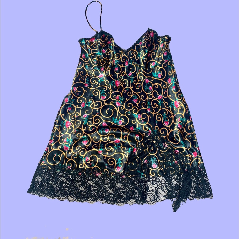 Lacy and Silky slip dress